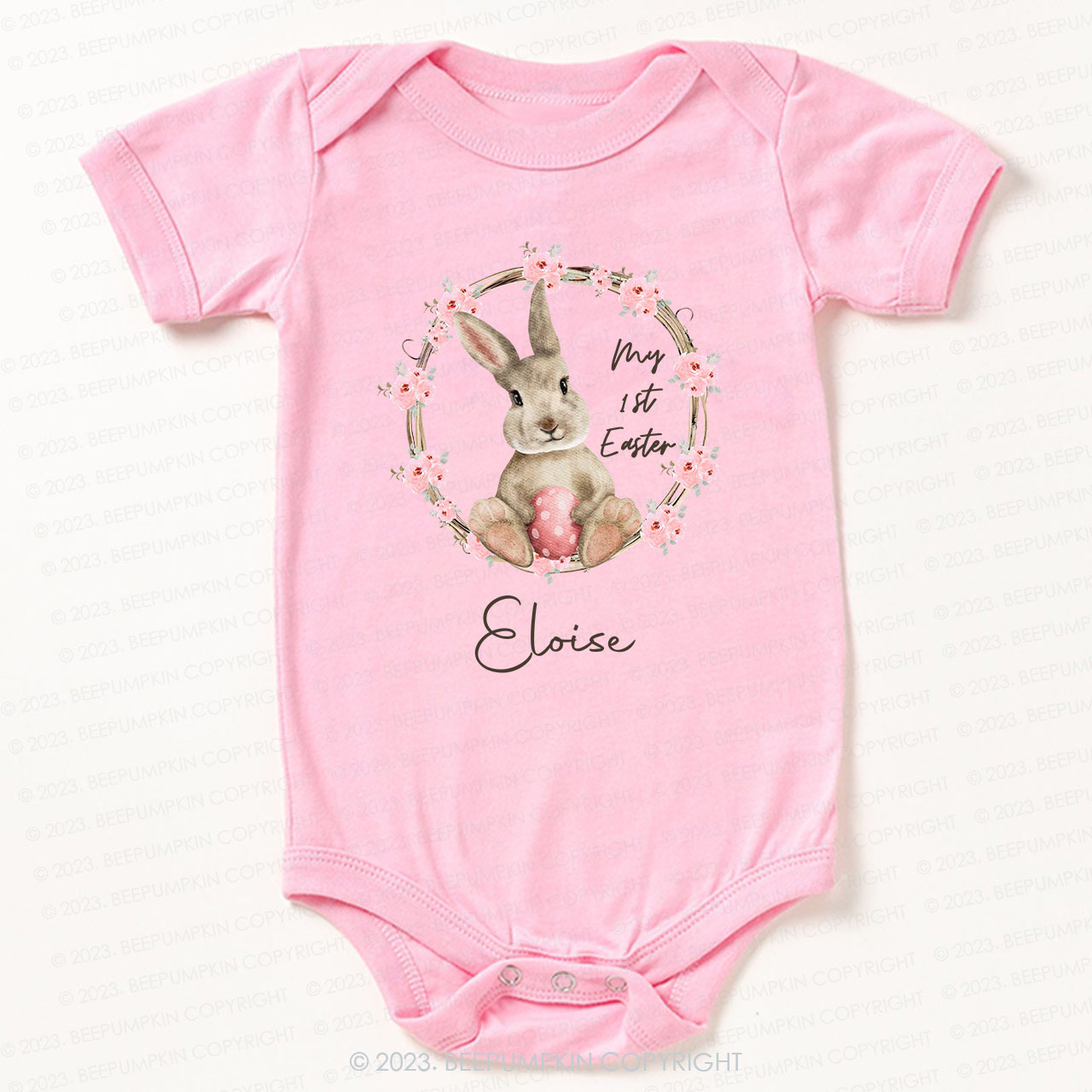 Personalized My First Easter Bunny Bodysuit For Baby