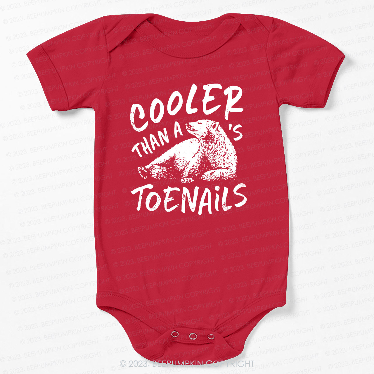 Polar Bear's Toenails Bodysuit For Baby