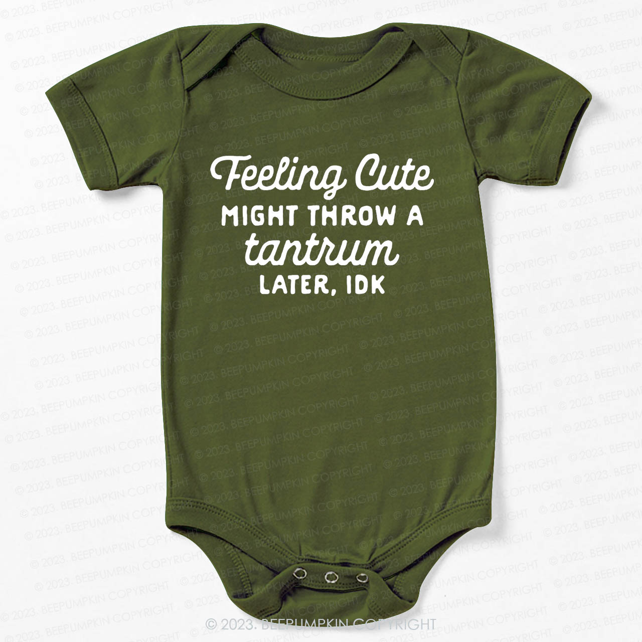 Feeling Cute Might Throw a Tantrum Later, idk Bodysuit For Baby