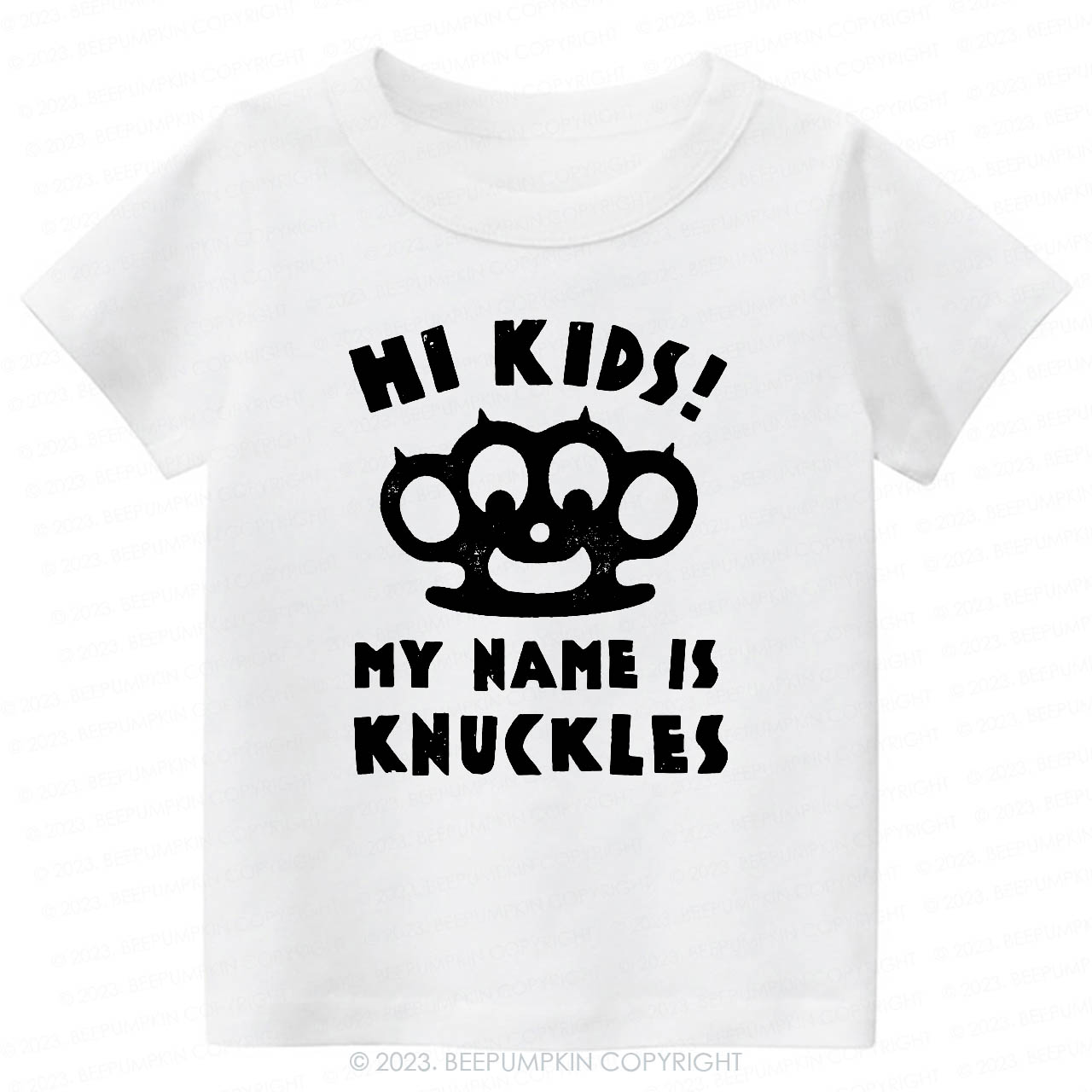 Hi Kids, My Name Is Knuckles Kids Shirt