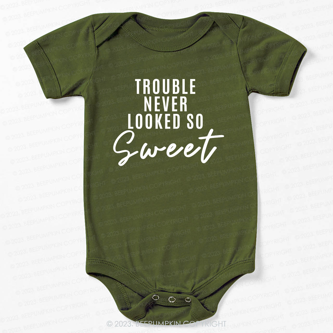 Trouble Maker Funny Bodysuit For Baby