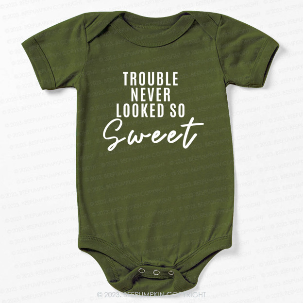 Trouble Maker Funny Bodysuit For Baby