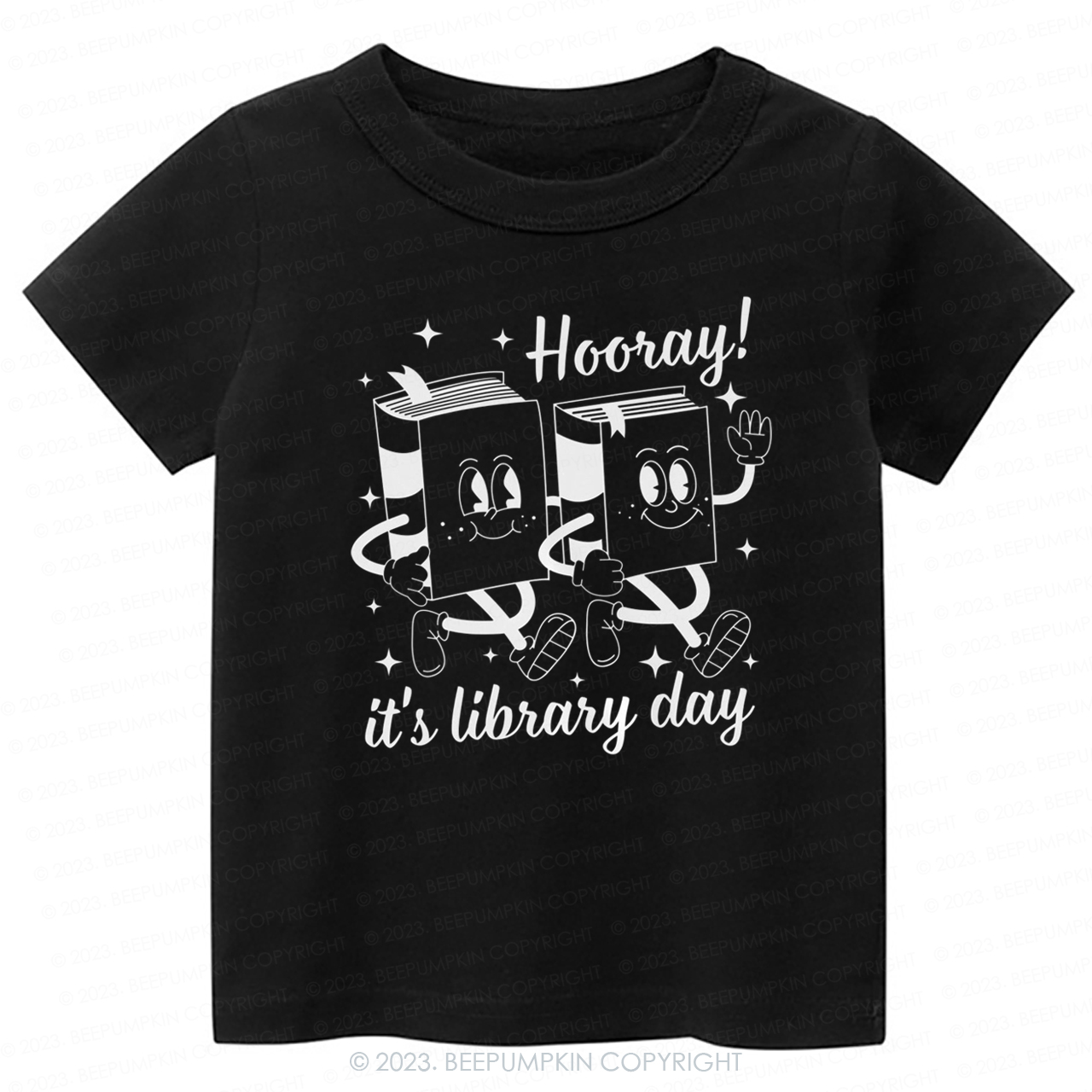 Hooray It's Library Kids Shirt