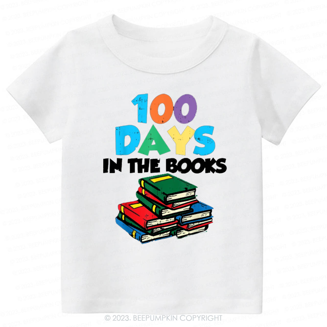 100 Days On The Books Kids Shirt