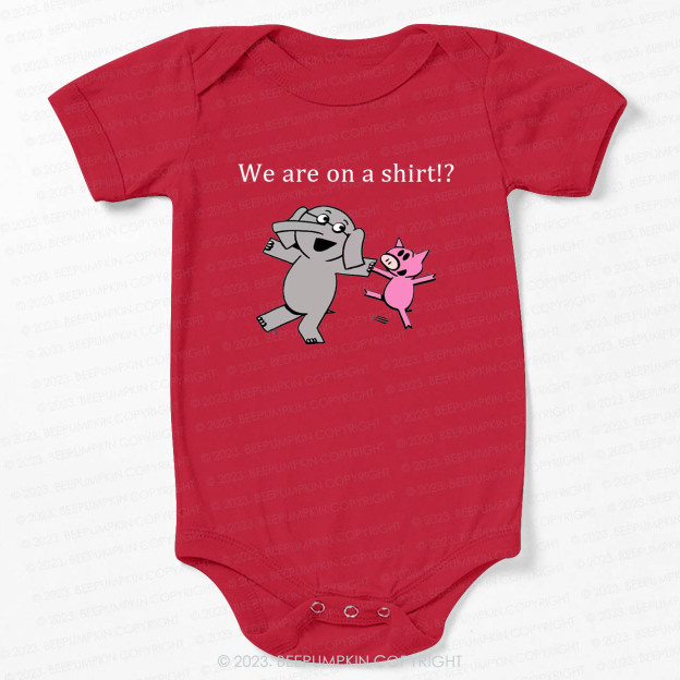 Elephant & Piggie Bodysuit For Baby