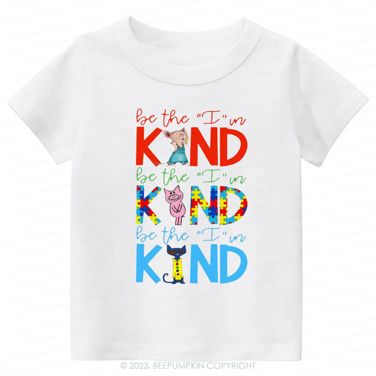 Book Characters Be The I In Kind Kids Shirt