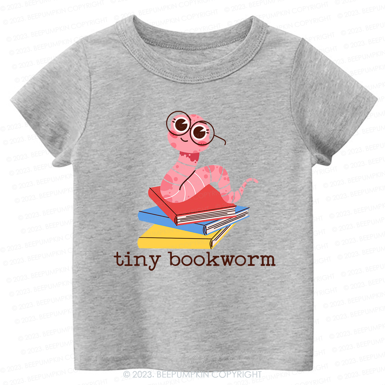 Tiny Bookworm Librarian Kids Shirt