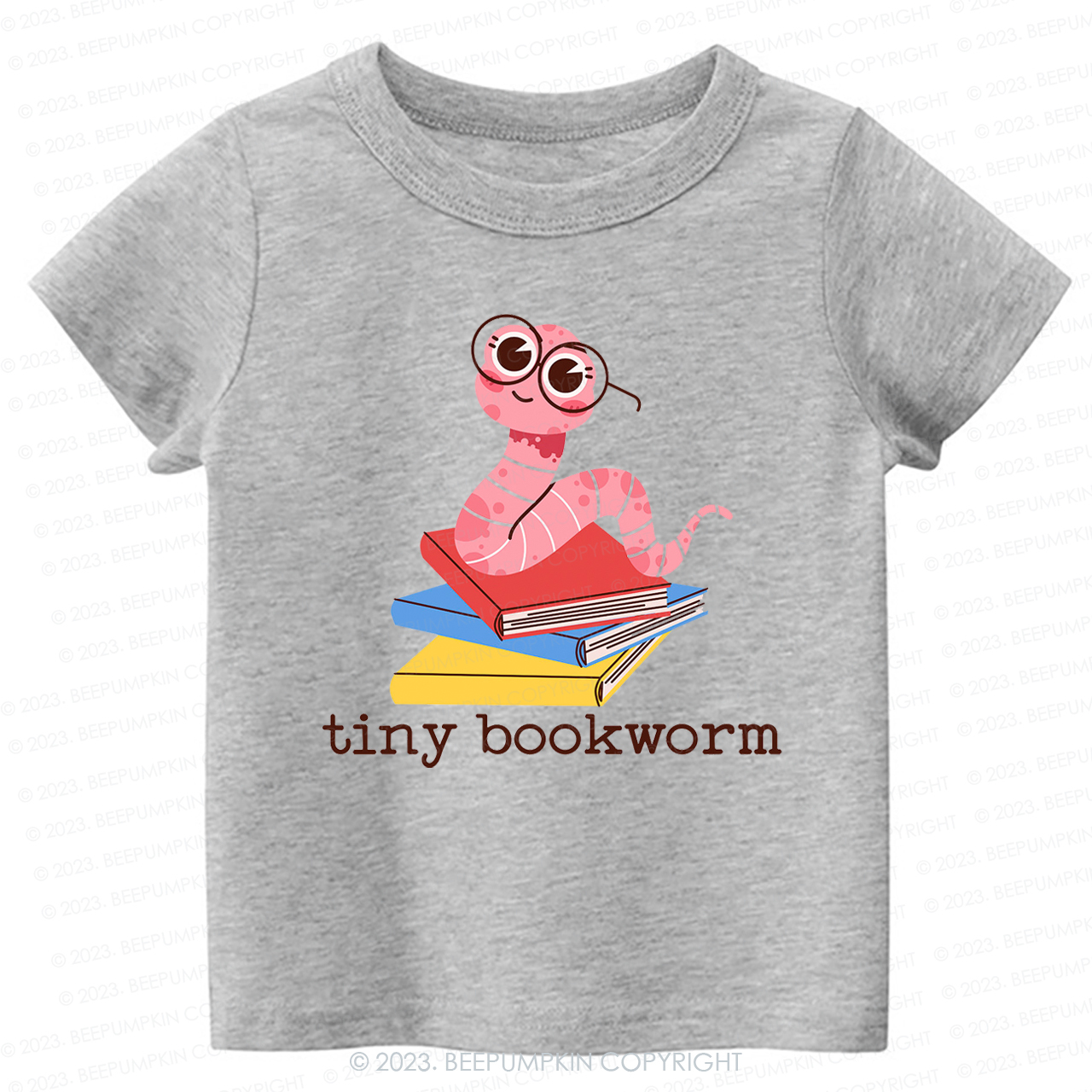 Tiny Bookworm Librarian Kids Shirt