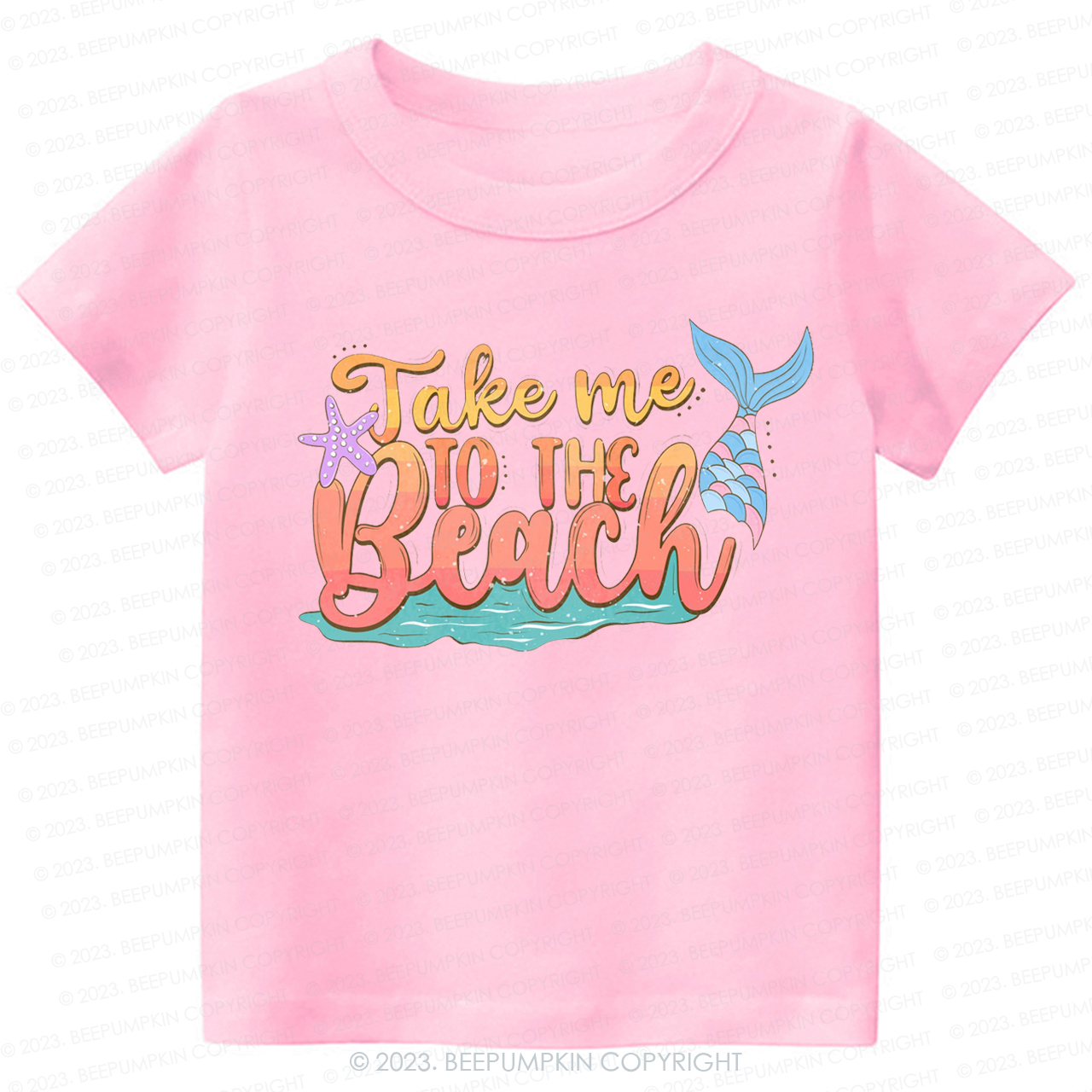 Take Me To The Beach Mermaid Kids Shirt