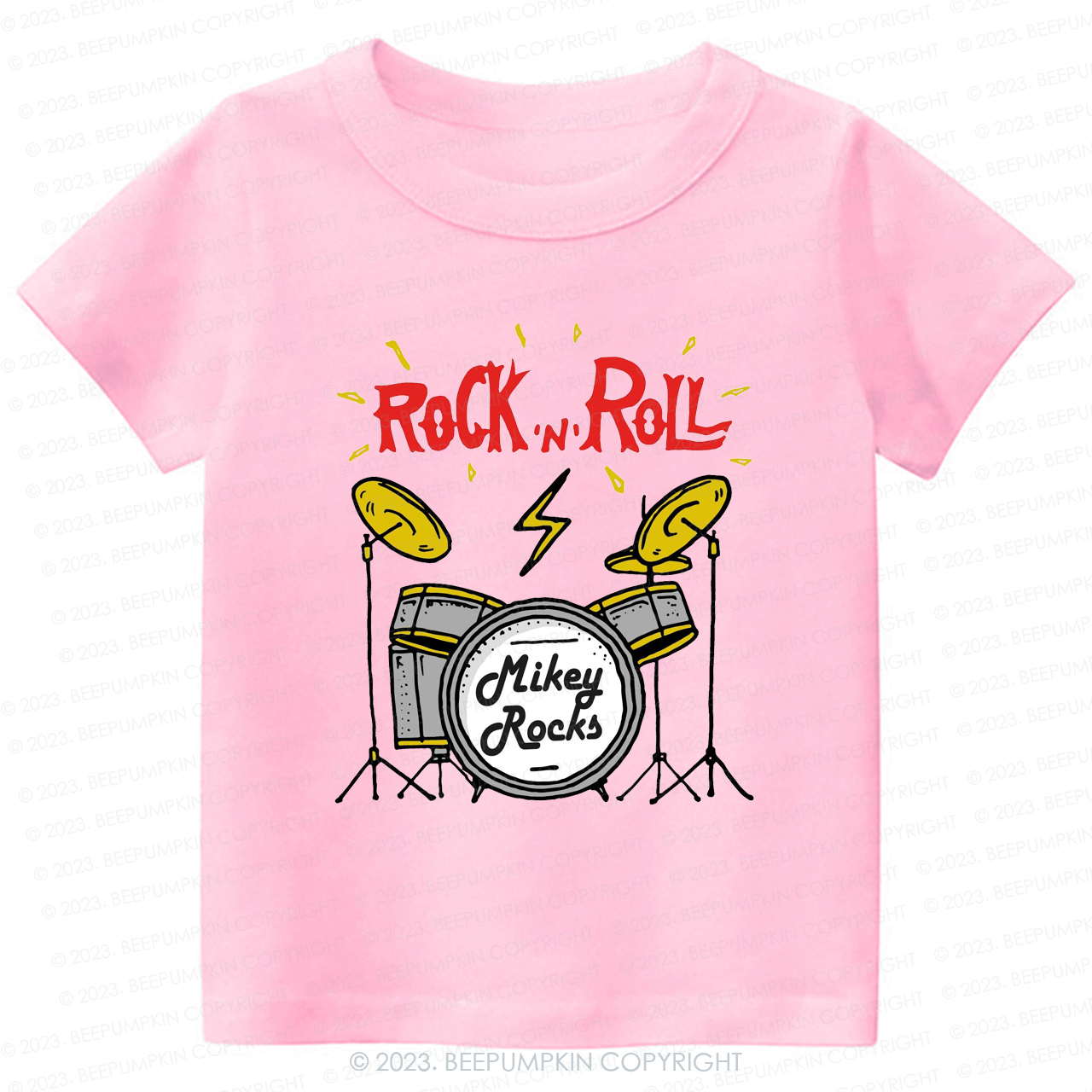Rock 'n' Roll Future Music Rock Star Kids Shirt