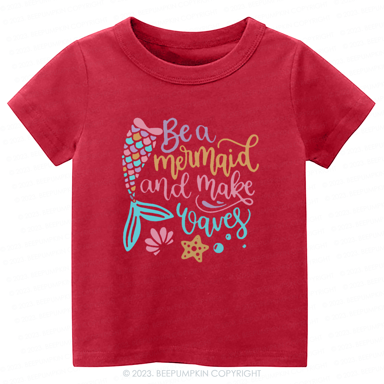 Be A Mermaid And Make Waves Kids Shirt