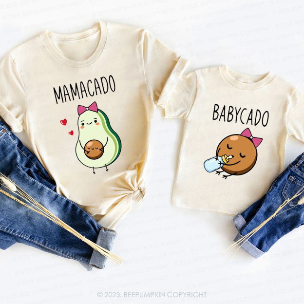Mamacado And Babycado T-Shirts For Mom&Me