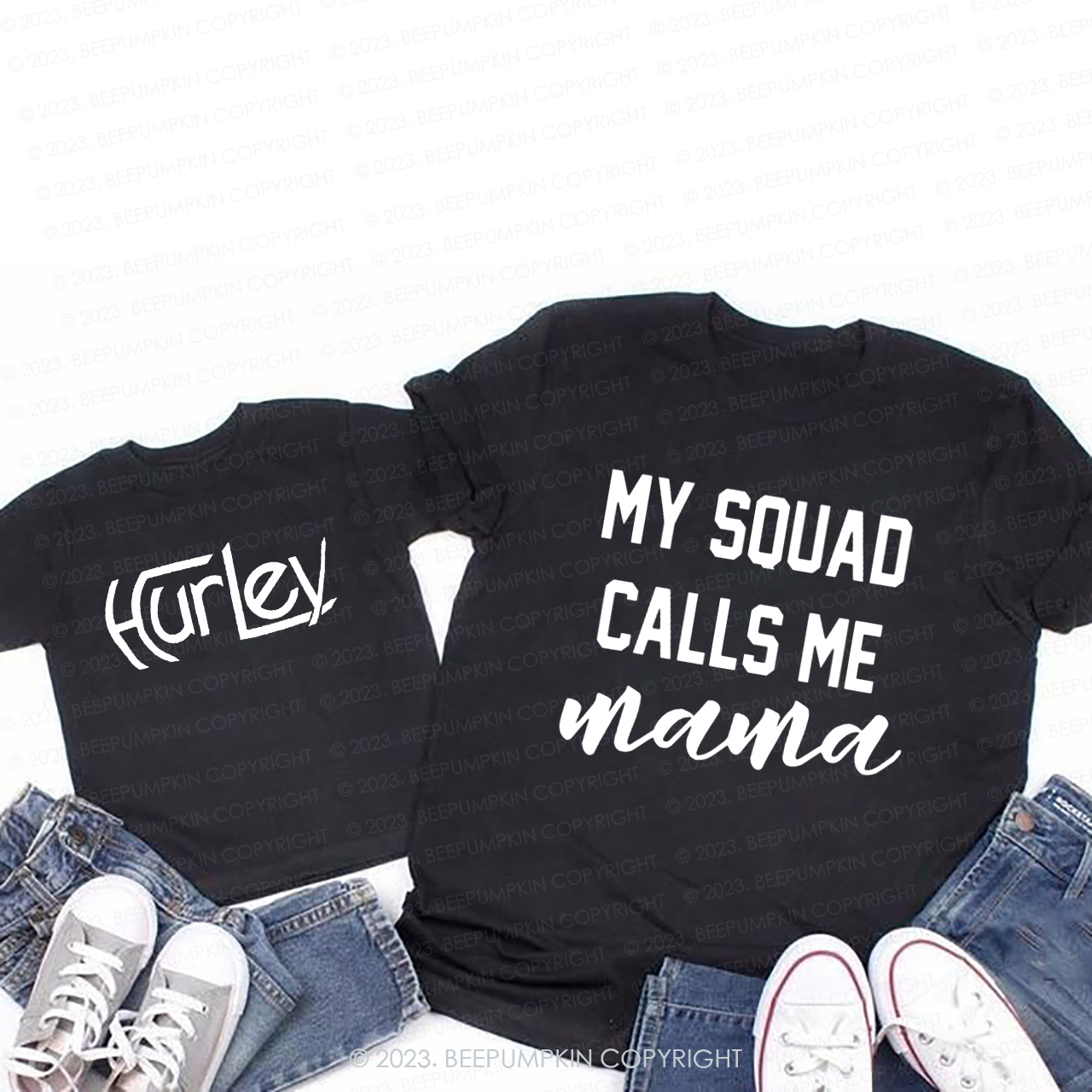 My Squad Calls Me Mama T-Shirts For Mom&Me