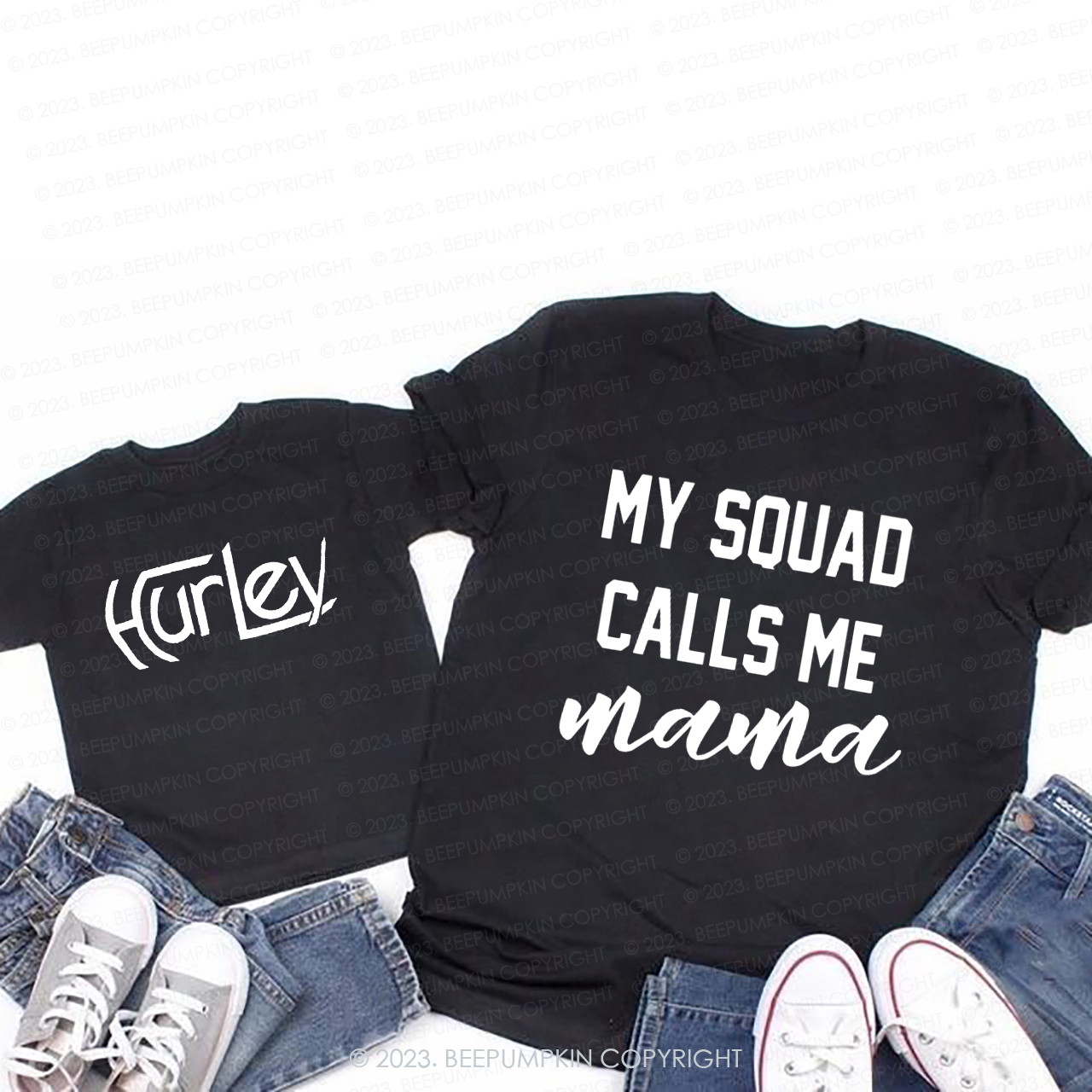 My Squad Calls Me Mama T-Shirts For Mom&Me