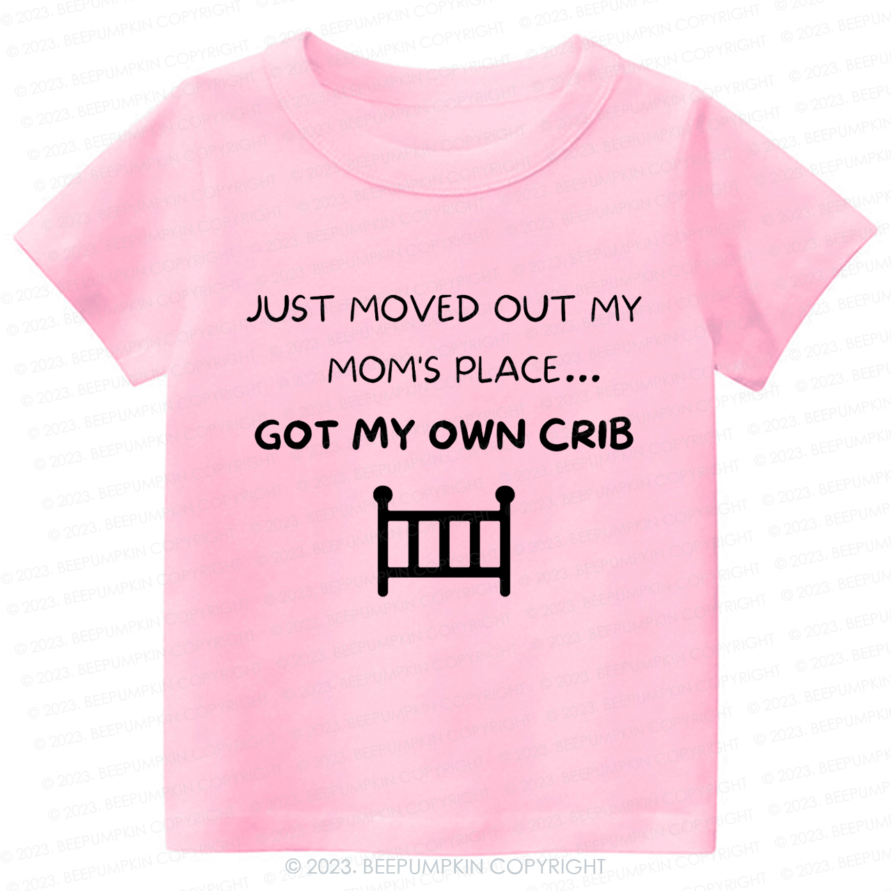 Just Moved Out My Moms  Kids Shirt