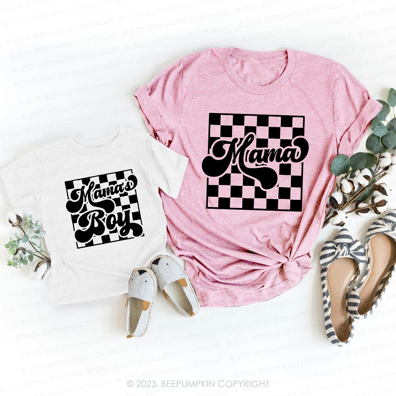 First Mother's Day Mommy And Me T-Shirts For Mom&Me