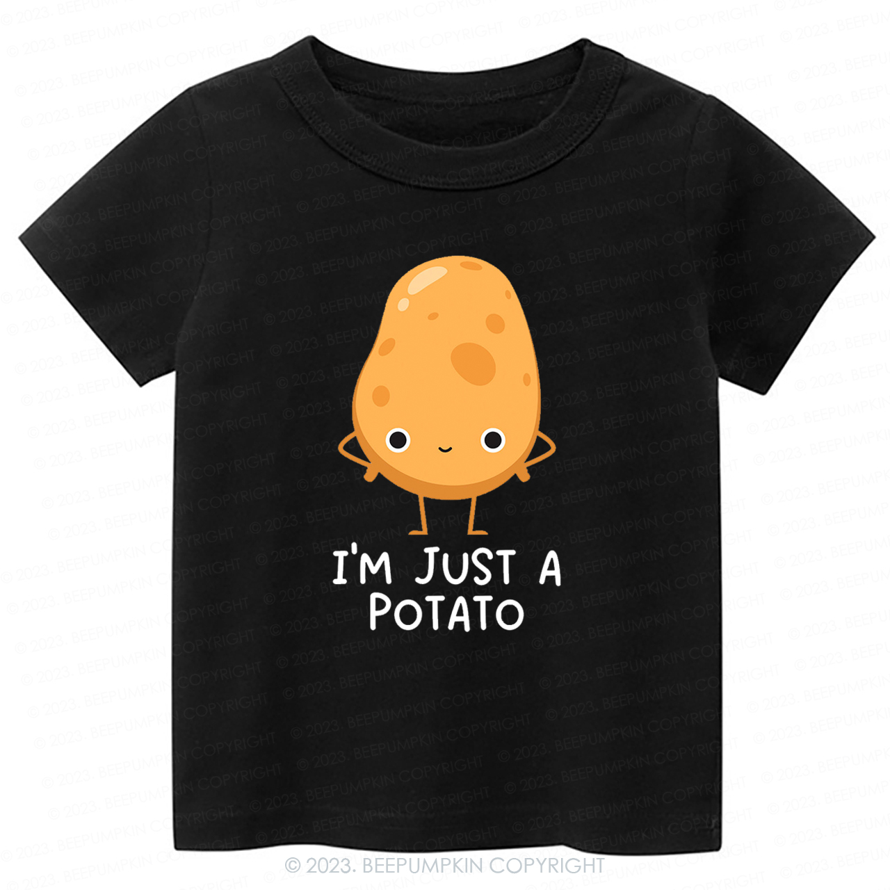 I'm Just A Potato Natural Kids Shirt