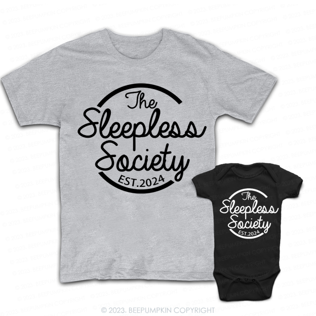 The Sleepless Society Dad & Me Matching T-Shirts