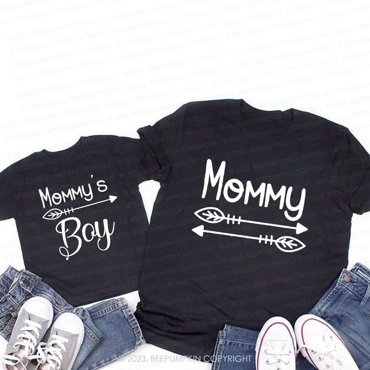 Mommy's Boy And Girl T-Shirts For Mom&Me