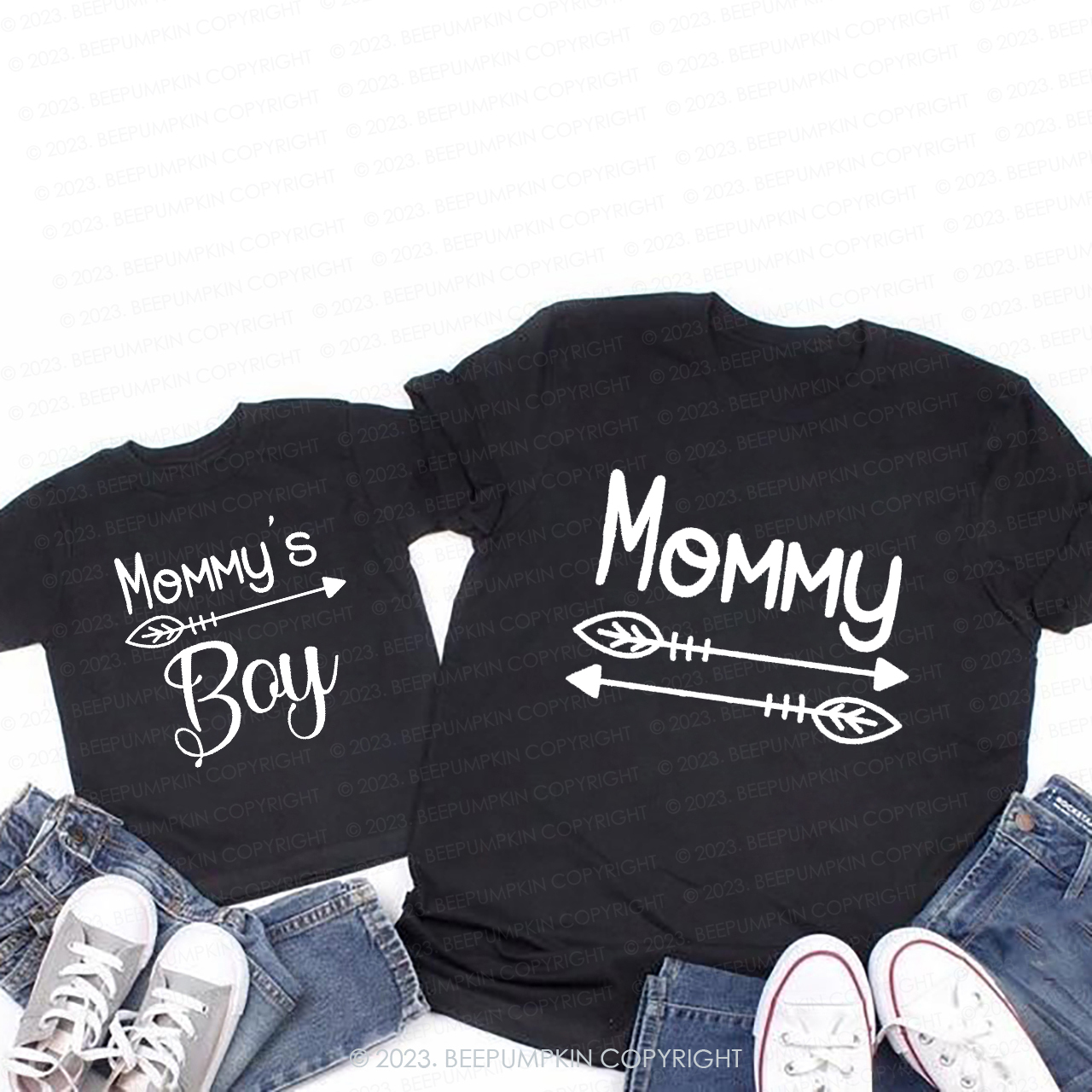 Mommy's Boy And Girl T-Shirts For Mom&Me
