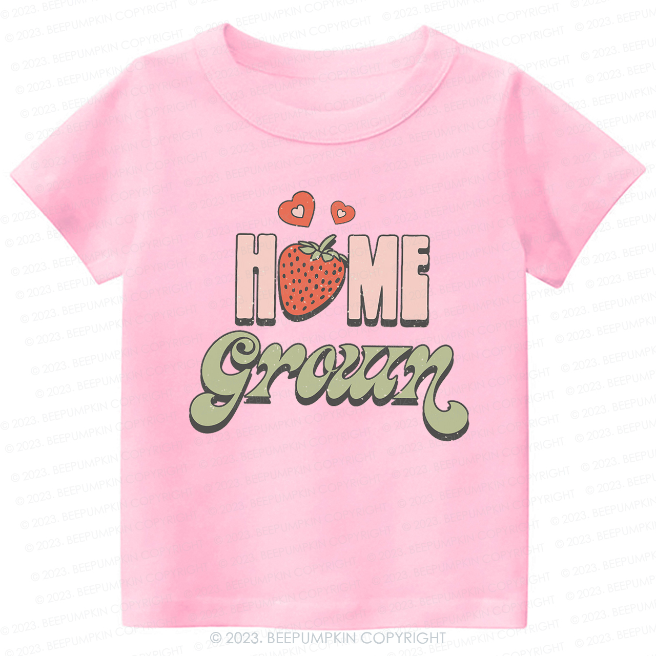 Vegan Natural Home Grown Kids Shirt