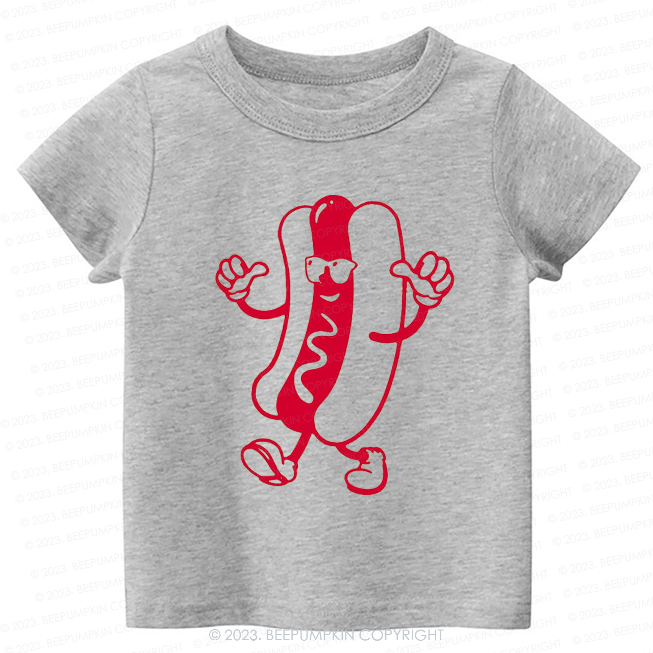 Cool Hot Dog Graphic Kids Shirt