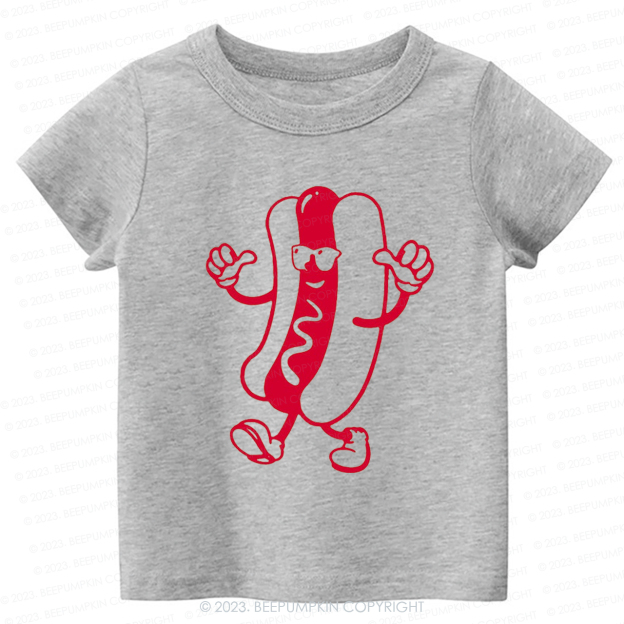 Cool Hot Dog Graphic Kids Shirt