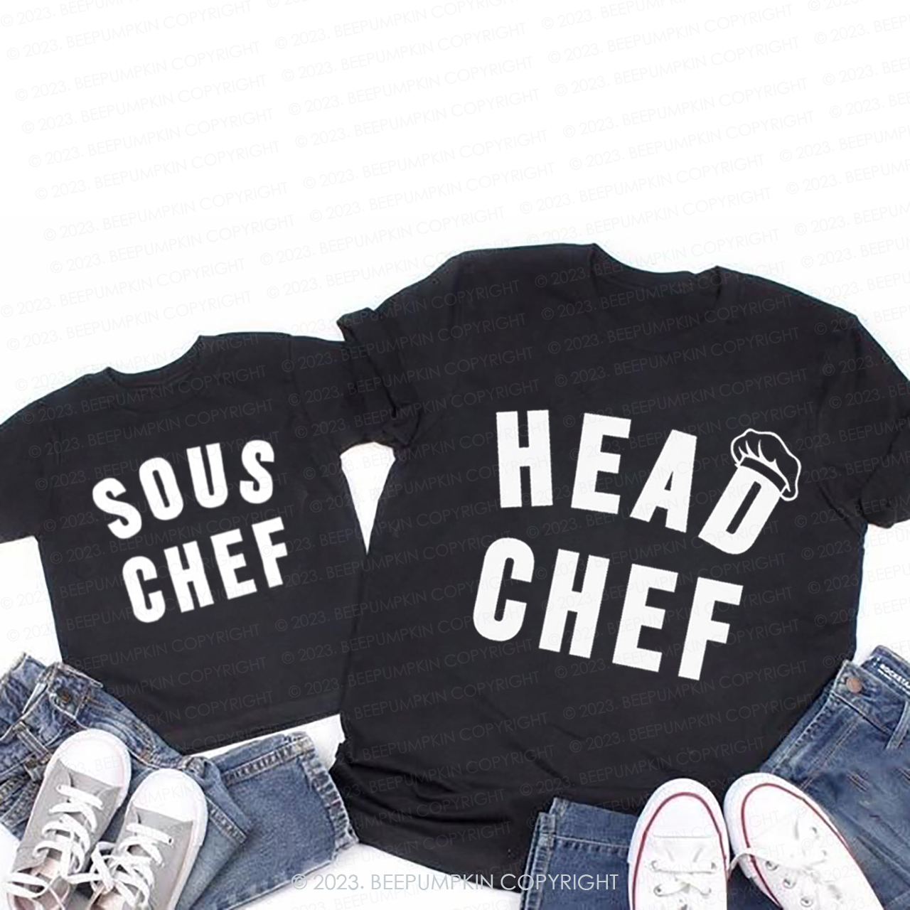 Head Chef Sous Chef T-Shirts For Mom&Me
