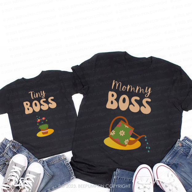 Mom Boss Tiny Boss T-Shirts For Mom&Me