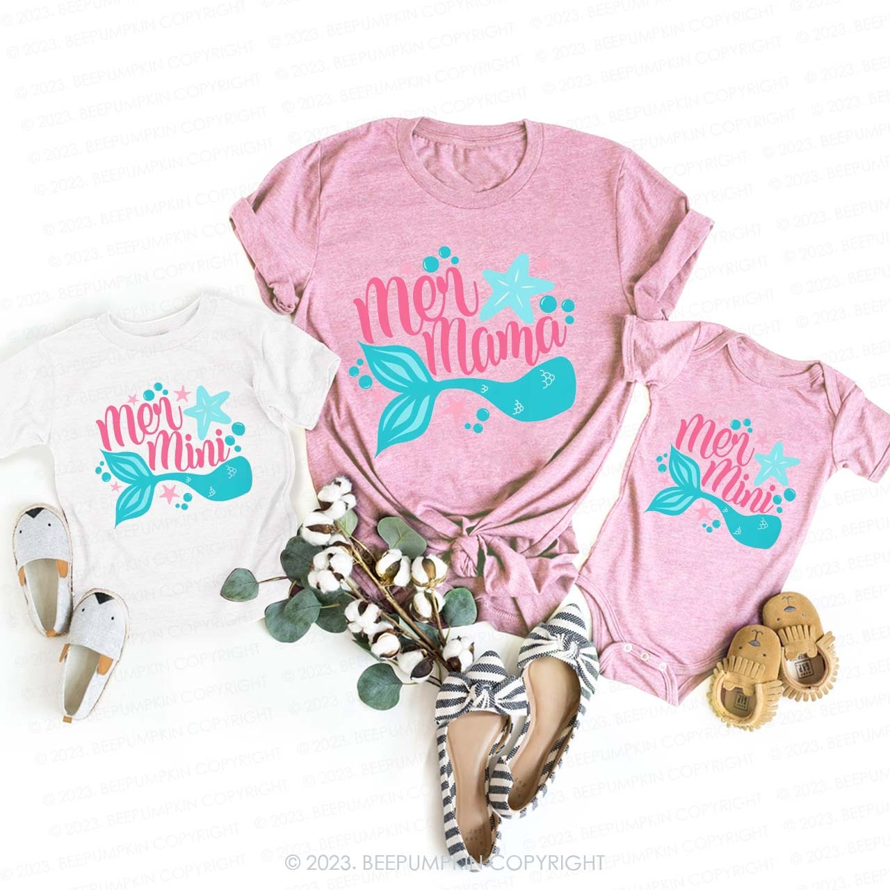 Mer Mama Mer Mini T-Shirts For Mom&Me
