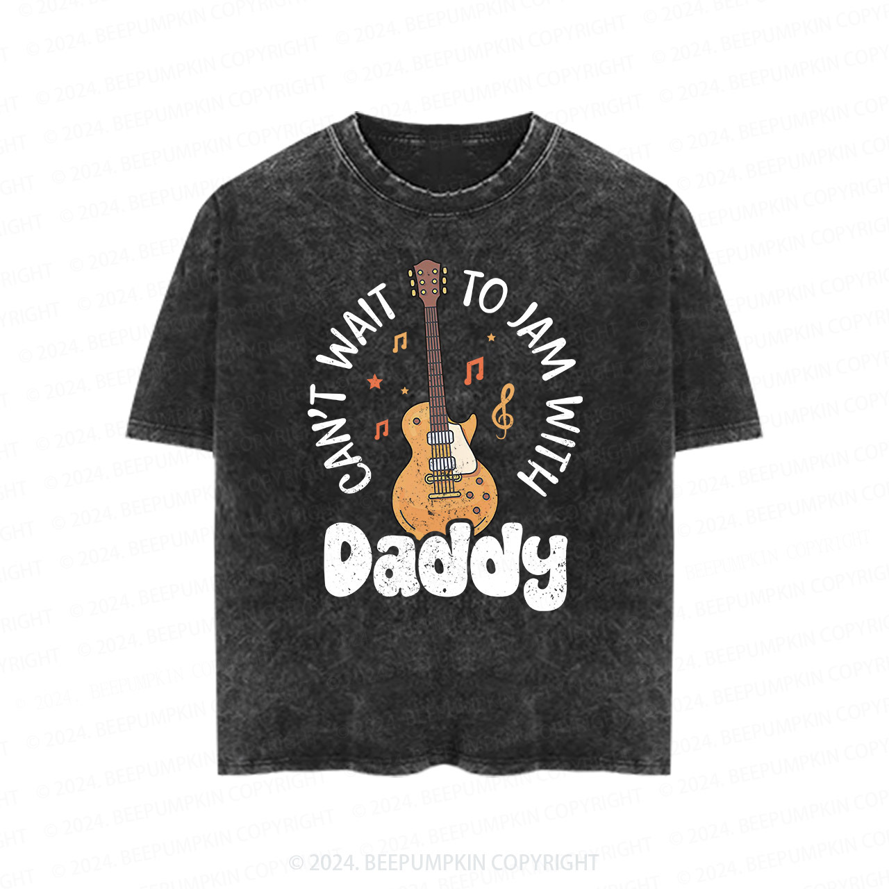 Can't Wait To Jam With Daddy Toddler&Kids Washed Tees