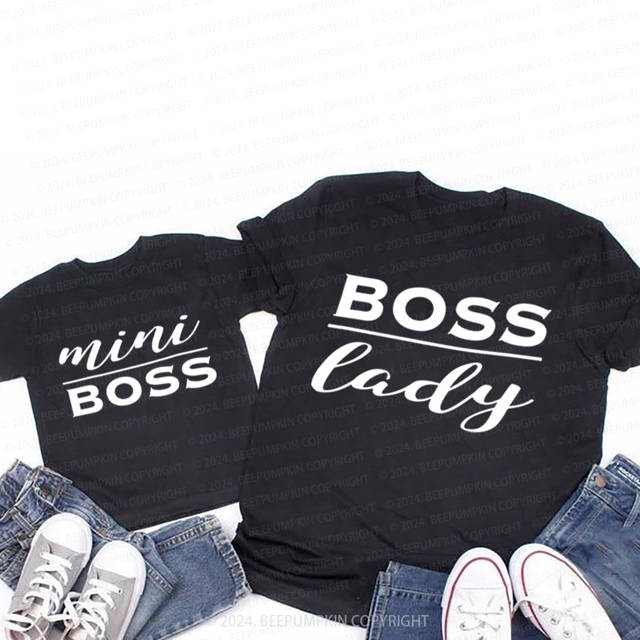 Boss Lady  Mini T-Shirts For Mom&Me