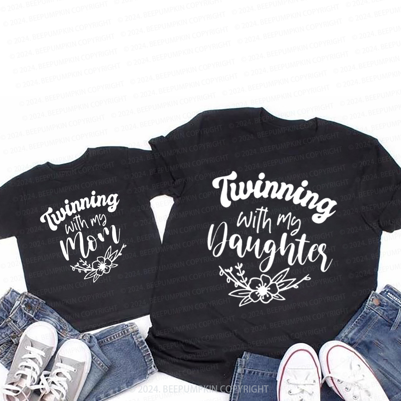 Twinning With My Mom T-Shirts For Mom&Me