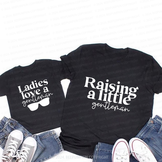 Raising Little Gentleman T-Shirts For Mom&Me