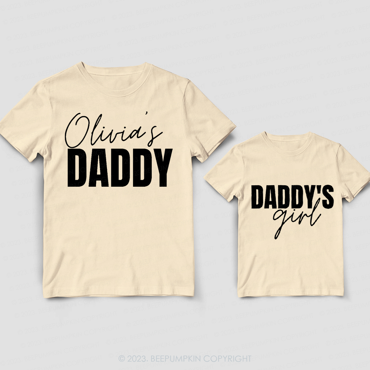 Matching Father And Daughter Dad & Me Matching T-Shirts