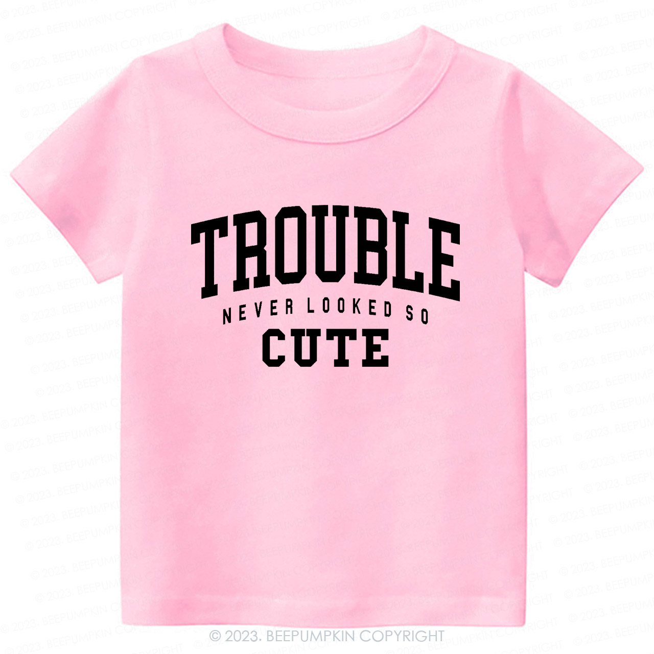 Trouble Never Looked So Cute Kids Shirt