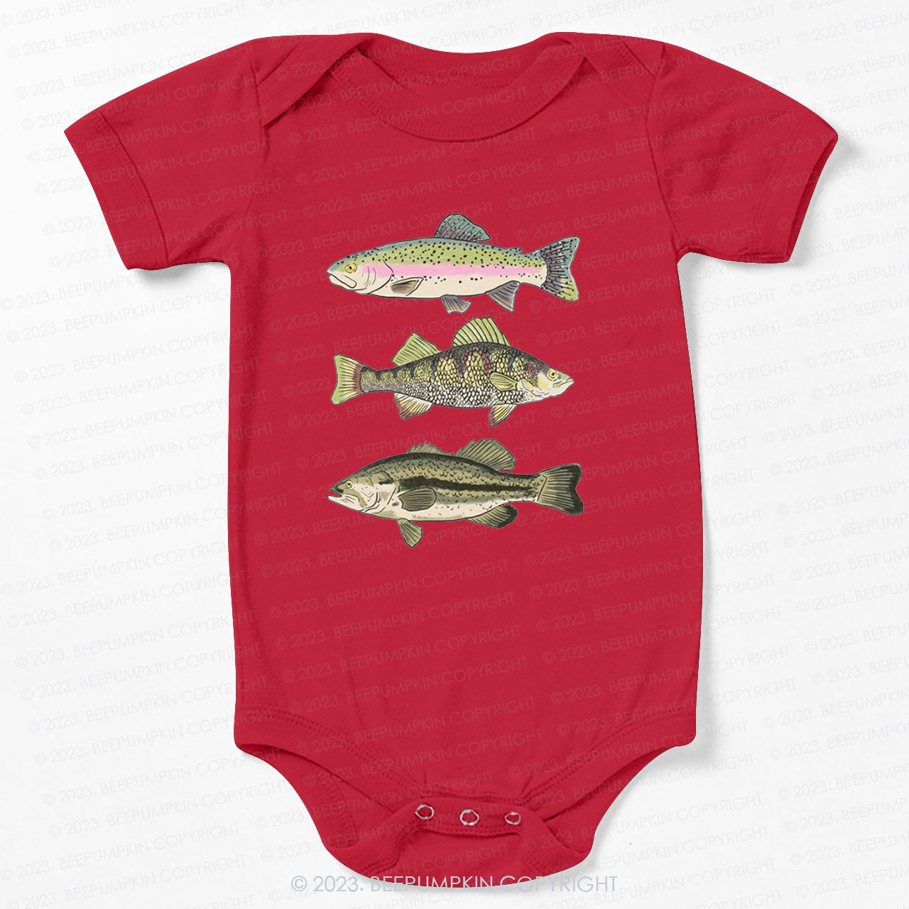 Summer Fishing Top Bodysuit For Baby