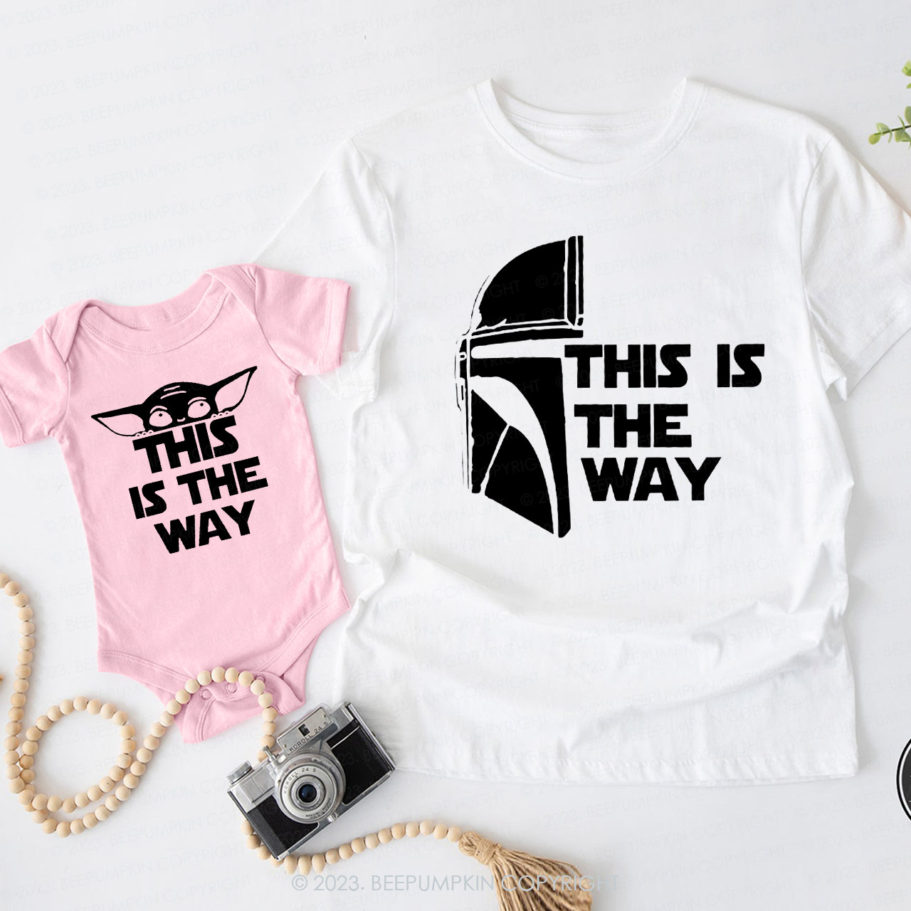 This Is The Way Dad & Me Matching T-Shirts