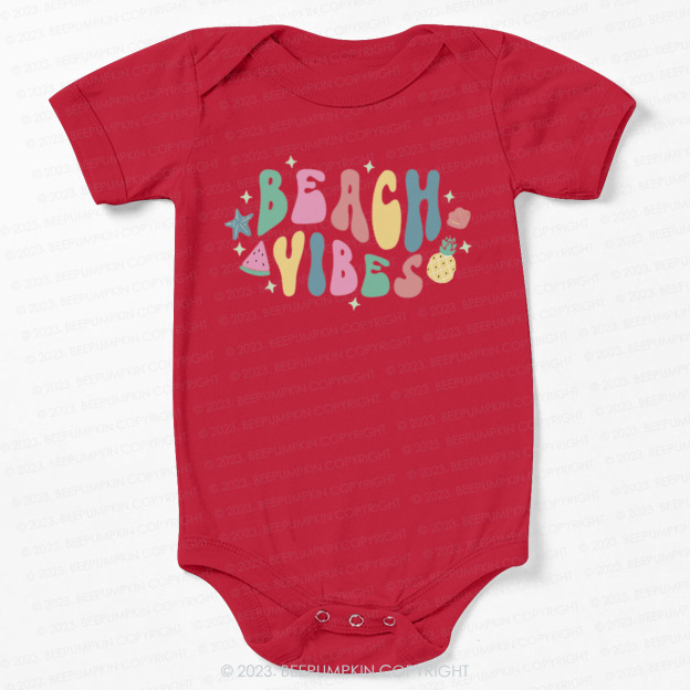 Retro Summer Beach Vibes  Bodysuit For Baby