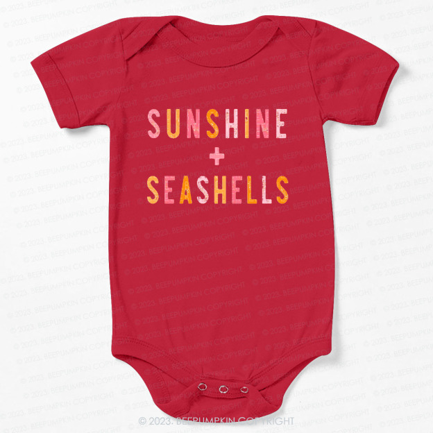 Sunshine And Seashells Bodysuit For Baby