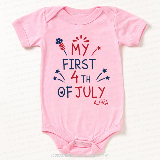 My First Independence Day Bodysuit For Baby