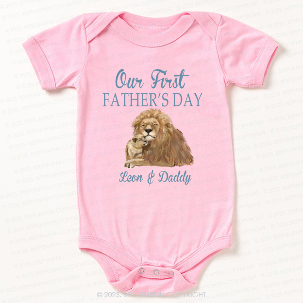 Our First Father's Day Bodysuit For Baby