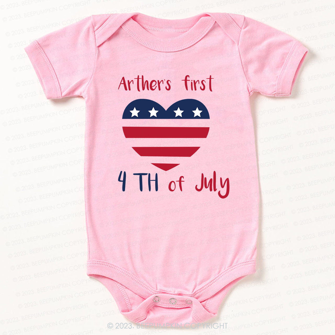 Baby's First Independence Day Bodysuit For Baby