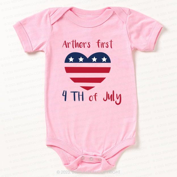 Baby's First Independence Day Bodysuit For Baby