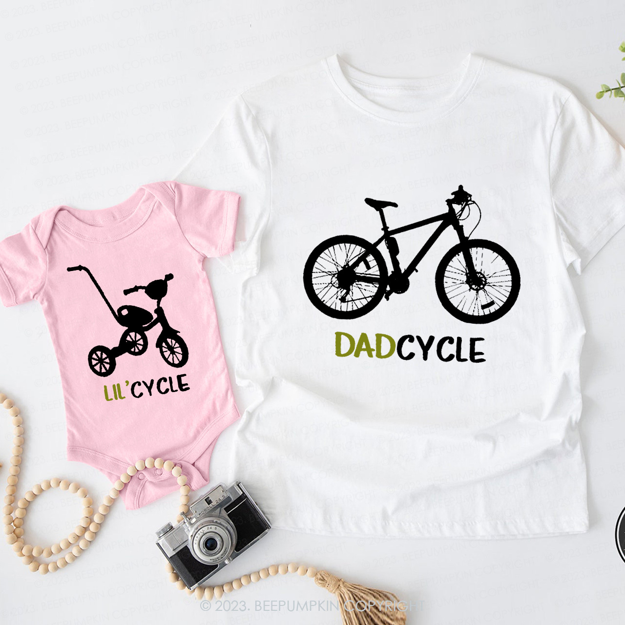 Cycle Sports Daddy And Me Matching Shirt