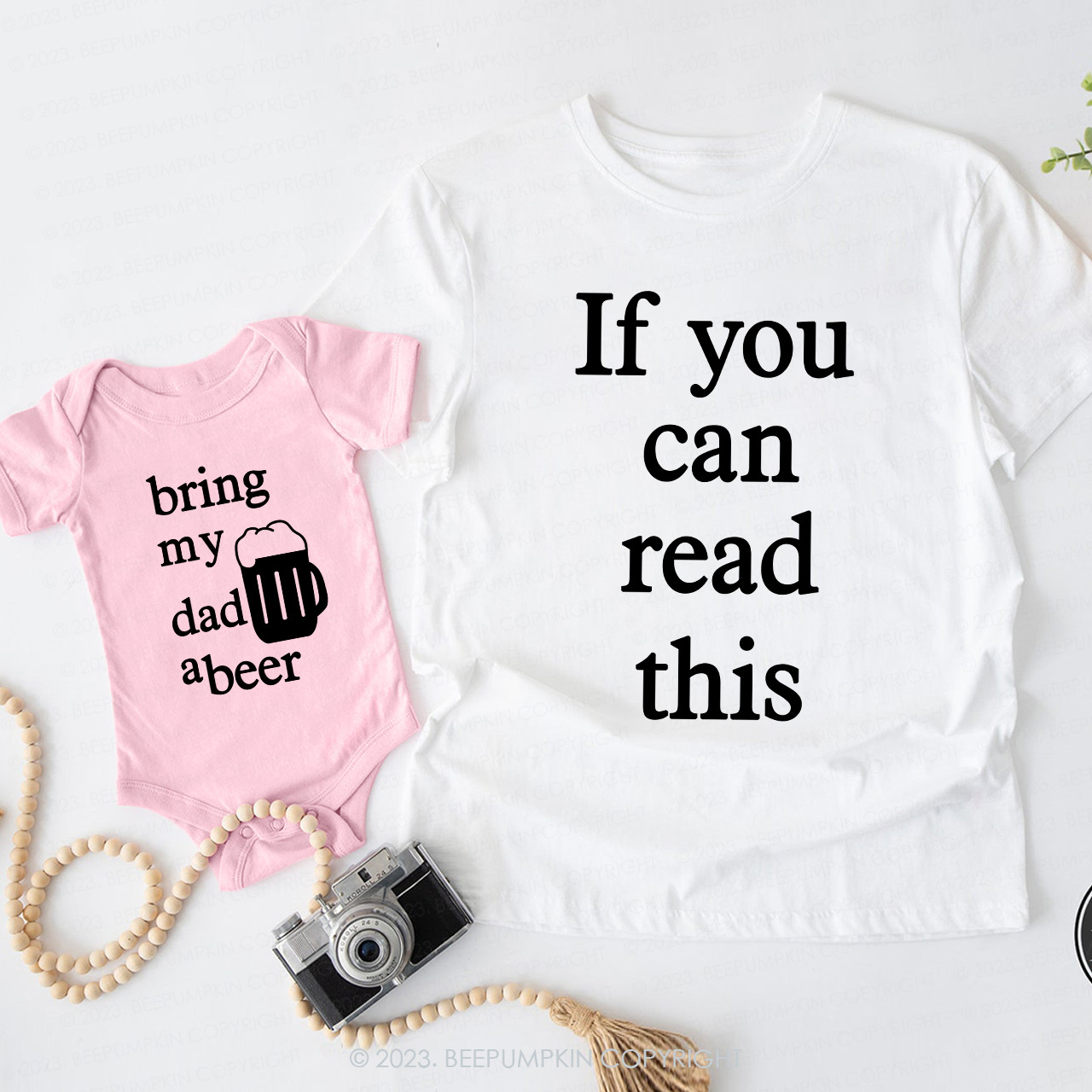 Beer Gifts Daddy And Me Matching Shirt