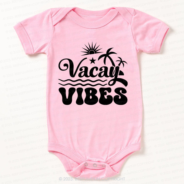 Summer Vacation Vacay Vibes Bodysuit For Baby 