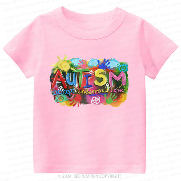 Autism Accept Understand Love Kids Shirt