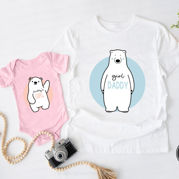 Cute Bear Daddy And Me Matching Shirt
