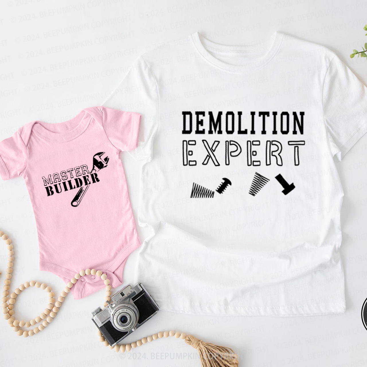 Demolition Expert Daddy And Me Matching Shirt